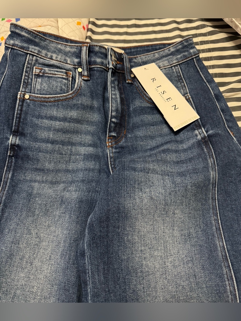 Risen Barrell Women's Jeans - Dark Blue - Picture 2 of 9